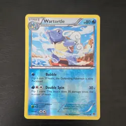 Pokemon Wartortle 15/101 Plasma Blast Stage 1 80 HP Reverse Holo Uncommon - Image 1