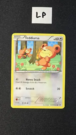 Teddiursa Star Holo RC15/RC25 LP Pokemon Legendary Treasures Series - Image 1