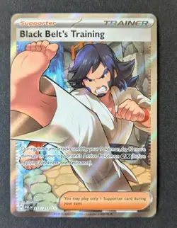 2026 Pokemon Black Belt's Training Ultra Rare 255/217 Me: Ascended Heroes Holo - Image 1