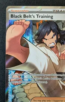 2026 Pokemon Black Belt's Training Ultra Rare 255/217 Me: Ascended Heroes Holo - Image 5