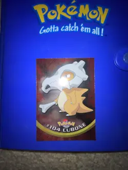 Pokemon Tv Animation Edition Series 2 Cubone #104 Foil Blue Logo 2000 LP - Image 2