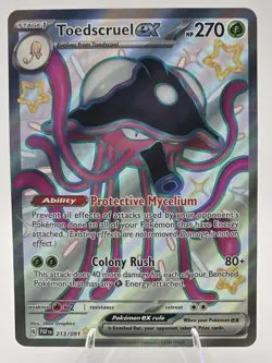 Pokemon TCG Toedscruel ex 213/091! NM Condition! See Description! - Image 1