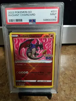 2022 Pokemon Go Radiant Charizard Psa 9 - Image 1