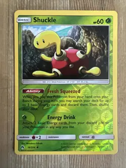 Shuckle (#16/214) - Reverse Holofoil SM - Lost Thunder NM Pokemon - Image 1