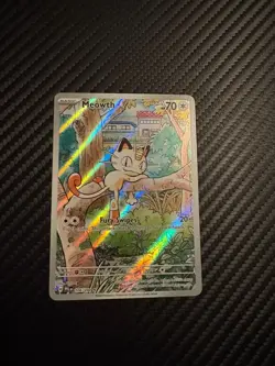 Pokemon Meowth 106/094 – Phantasmal Flames – English IR *Illustration Rare* (M) - Image 1