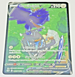 Pokemon 2022 Corviknight V TG18/TG30 UR Silver Tempest Trainer Gallery NM - Image 1