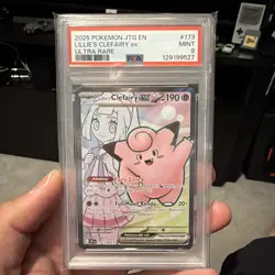 Pokemon Journey Together Lillies Clefairy EX 173/159 PSA 9 Mint - Image 1
