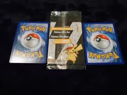 Sealed Ash's Pikachu Movie Promo Sm108 Surfing Flying 110-111 Pokemon Card Lot - Image 3