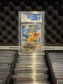 Pokemon Pikachu TCG SVP027 Paldea Evolved Black Star Promo - GRADED ACE 9 - Image 2