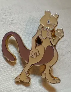 Lot Of Two Official Pokemon Mewtwo Collector Pins Hidden Legends 2017 2019 Gamer - Image 3