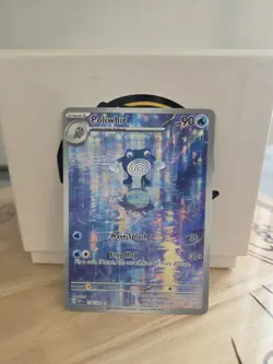 Pokemon TCG Poliwhirl Scarlet Violet-151 176/165 Holo Illustration Rare - Image 1