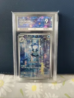 Pokemon TCG Poliwhirl Scarlet Violet-151 176/165 Holo Illustration Rare ACE 9 - Image 1