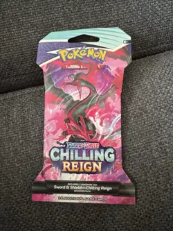 Pokemon: Sword & Shield Chilling Reign Sleeved Booster Pack Random Art 820650808470 - Image 1