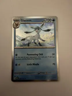 025/131 Glaceon : Rare Holo Card : Pokemon TCG Prismatic Evolutions: Pack Fresh - Image 1