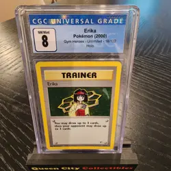 ERIKA - CGC NM 8 - HOLO - 2000 POKEMON GYM HEROES UNLIMITED - #16/132 - Image 1