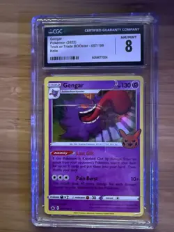Gengar Pokemon (2022) Trick or Trade BOOster 057/198 Holo Graded CGC Mint 9.5 - Image 1