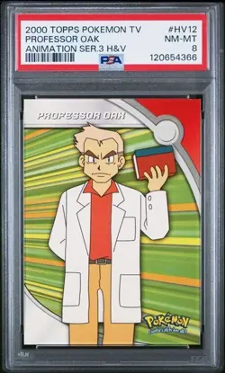 LOW POP=2 2000 Topps Pokemon Series 3 #HV12 Heroes Villains Professor Oak - Image 1