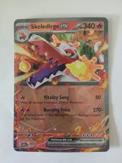 Pokemon Skeledirge ex SVP #034 Black Star Promo Ultra Rare Holo - Image 1