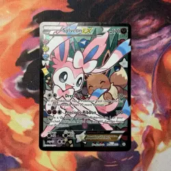2016 Sylveon EX - RC32/RC32 - Full Art Ultra Rare Holo - Pokemon Card - LP/MP - Image 3