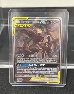 POKEMON Umbreon & Darkrai GX Tag Team Sun & Moon Promo SM241 Sm Holo TCG - Image 3