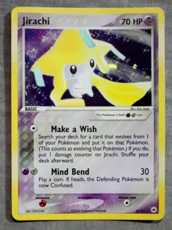 2004 Pokemon EX Hidden Legends Reverse Holo Jirachi #8/101 - Great Condition - Image 1