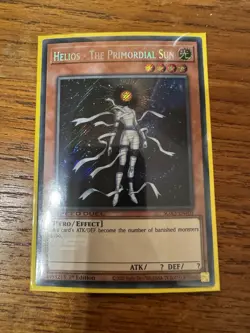 Helios - The Primordial Sun (Secret Rare) SGX3-ENF01 Secret Rare YuGiOh - Image 1