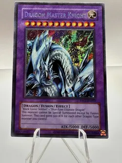 Yugioh Dragon Master Knight RP02-EN097 Secret Rare LP - Image 1