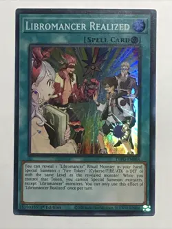 YuGiOh Dimension Force - Libromancer Realized - Super Rare - DIFO-EN088 - Image 2