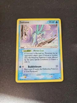 Suicune 4/17 Pop Series Promos Holo Rare Pokemon Card 2006 - Image 1