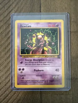 Vintage Pokemon Mewtwo TCG Black Star Promo #14 WOTC - Image 1