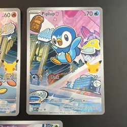 Pokemon First Partner Chimchar Piplup Turtwig Promo MEP 040 041 042 Sinnoh Set - Image 4