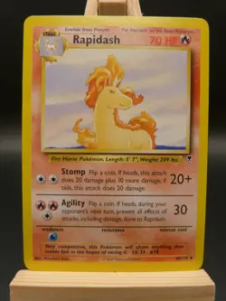 Pokemon Uncommon Card : Rapidash 60/110 ( Legendary Collection Set) - Image 1