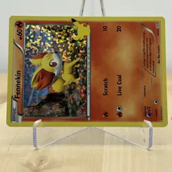 2021 PROMO Fennekin 14/25 McDonald's Holo Pokemon 25th Anniversary Celebrations - Image 1