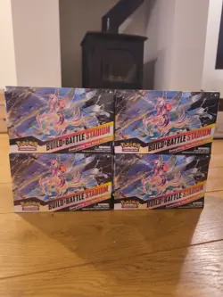 4 x Pokemon TCG Astral Radiance Build and Battle Stadium 48 Packs New & Sealed! - Image 1