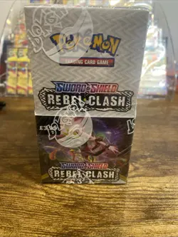 Pokemon TCG Rebel Clash Half Booster Box 18 Packs Factory Sealed Brand New - Image 1