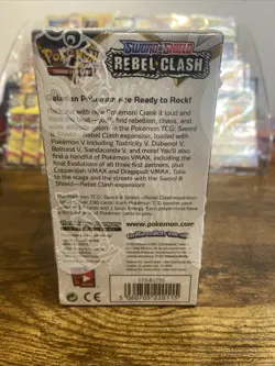 Pokemon TCG Rebel Clash Half Booster Box 18 Packs Factory Sealed Brand New - Image 3
