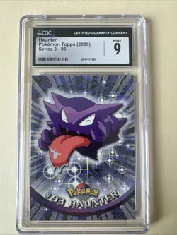 Haunter Pokemon Topps 2000 Series 2 #93 CGC 9 - Image 1