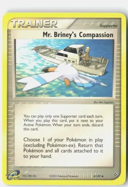 Mr. Briney's Compassion 87/97 Uncommon Dragon Pokemon Lightly Played - Image 1