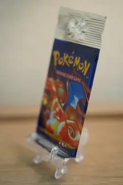 21.00g Pokemon TCG Base Set Unlimited Booster Pack Charizard Art WOTC (LIGHT) - Image 4