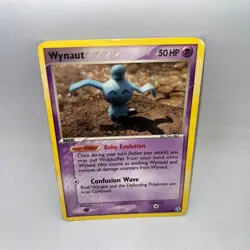 Wynaut 71/92 Common Legend Maker Pokemon Damaged - Image 1