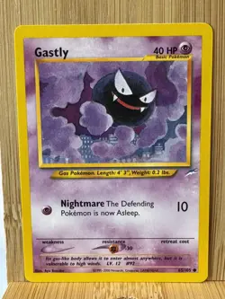 2002 POKEMON NEO DESTINY GASTLY #65 L/P NM - Image 5