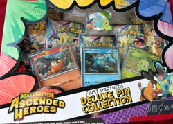 Pokemon Ascended Heroes First Partner Deluxe Pin Collection Sealed New IN HAND - Image 1