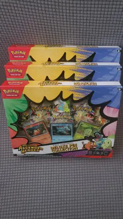 LOT OF 3 Pokemon TCG Ascended Heroes First Partners Deluxe Pin Collection - Image 3