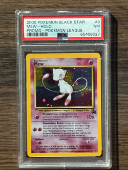 2000 Pokemon Black Star Mew Pokemon League Promo PSA 7 PSA # 65408527 - Image 1