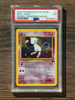 2000 Pokemon Black Star Mew Pokemon League Promo PSA 7 PSA # 65408527 - Image 3