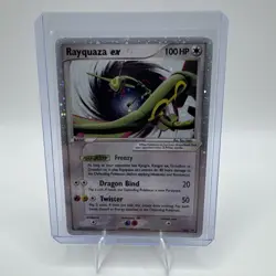 2006 Pokemon Rayquaza ex #039 EX Collector's Tin Black Star Promo Nintendo Holo - Image 1