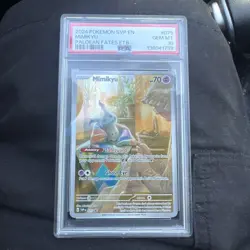 Mimikyu SVP 075 PSA 10 Gem MT Pokemon TCG Paldean Fates Promo Black Star 2024 - Image 1