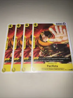 OP12-109 Pacifista X4 Playset One Piece Card Game TCG CCG English - Image 4