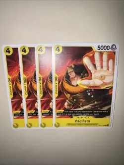 OP12-109 Pacifista X4 Playset One Piece Card Game TCG CCG English - Image 5