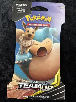 Pokemon Sun & Moon Team Up Sleeved Booster Pack Sealed - Image 1